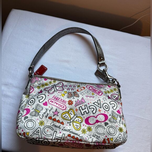 Rare Coach Multicolor Grafitti Mini Shoulder Bag - Picture 1 of 8